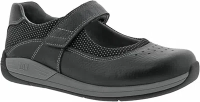 Drew Trust Strap Shoes In Black Matte