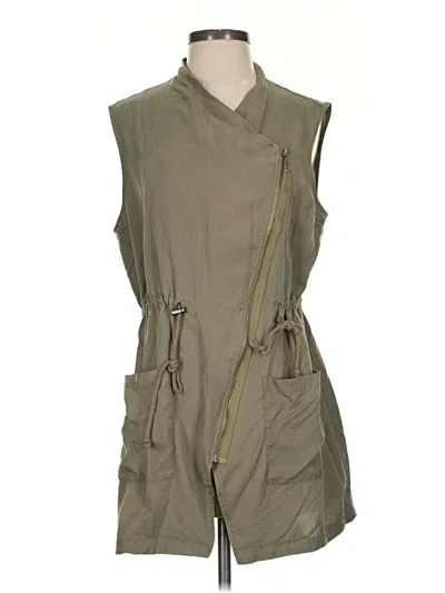 Pre-owned Drew Vest In Green