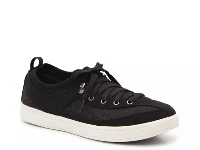 Drew Wide Width Buzz Sneaker In Black