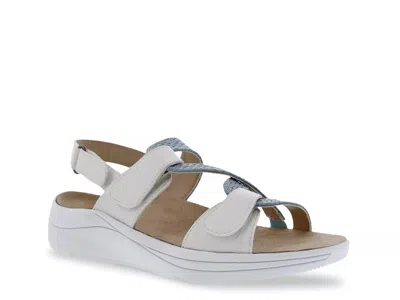 Drew Wide Width Serenity Sandal In White
