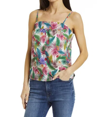 Drew Willow Tank Top In Palm Tropic In Gold