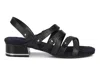 Drew Women's Adjustable Dress Sandal In Black In Black