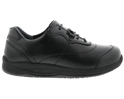 Drew Women's Basil Leather Oxford Shoes. In Black