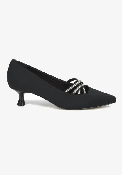 Drew Women's Bonnie Pump In Black Micro