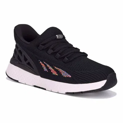 DREW WOMEN HALO SNEAKERS - WIDE IN BLACK MESH COMBO