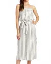Drew Women's Journey Stripe Dress In Dune