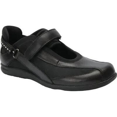 Drew Women's Joy Shoe In Black/black Stretch