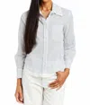 Drew Women's Lainey Stripe Blouse In White