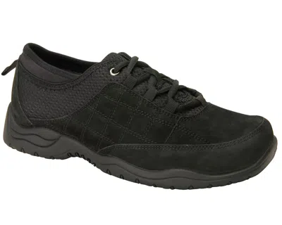 Drew Women's Lisbon Shoe In Black Nubuck Combo