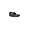 Drew Women's Rose Mary Jane Shoes In Black Leather In Black