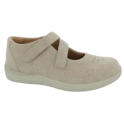 Drew Women's Rose Mary Jane Shoes In Bone Foil In Multi