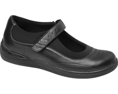 Drew Women Rose Shoes In Black/black Stretch In Multi