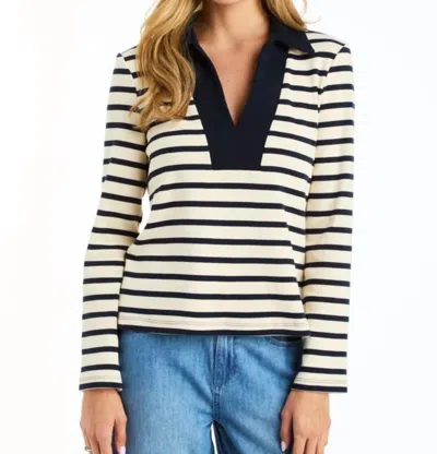 Drew Women's Roy Top In Navy In Black