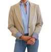 Drew Royalty Jacket In Khaki In Brown