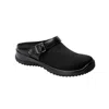 Drew Women's Savannah Clogs In Black Stretch In Black