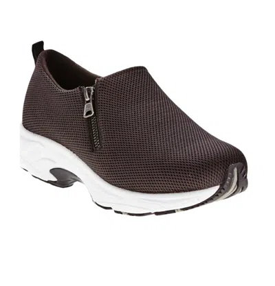 Drew Women's Swift Casual Shoes In Black Mesh In Brown