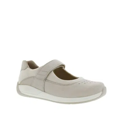Drew Women's Trust Mary Jane In Ivory Leather In Gray