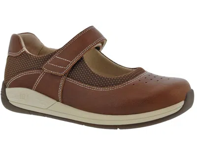 Drew Women's Trust Shoe In Camel Leather In Brown