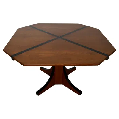 Pre-owned Drexel 1960's Mid-century Modern John Kapel For Glenn Of California Dining Table In Brown