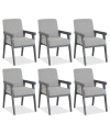 DREXEL ATWELL 6PC ARM CHAIR SET