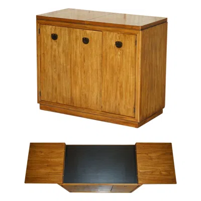Pre-owned Drexel Collectable Vintage Mid Century Modern  Heritage Extending Bar Trolly In Brown
