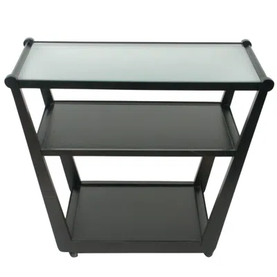 Pre-owned Drexel Edward Wormley Precedent Collection For  Bar Cart Server In Dark Espresso In Black