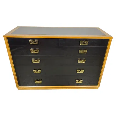 Pre-owned Drexel Edward Wormley Precedent Dresser For , Stunning Custom Hardware / Finish In Brown