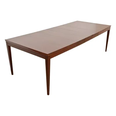 Pre-owned Drexel French Regency Mahogany Extension Dining Table, Newly Refinished In Brown