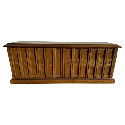 Pre-owned Drexel Furniture Esperanto Collection Walnut Buffet In Brown