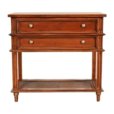 Pre-owned Drexel Heritage French Regency Louis Xvi Carved Mahogany Console Table Or Server In Brown