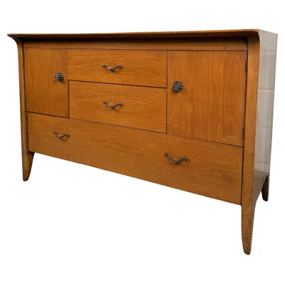 Pre-owned Drexel John Van Koert For  Sideboard Buffet In Brown