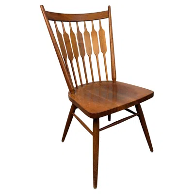 Pre-owned Drexel Kipp Stewart For  "centennial" Dining Chair In Brown