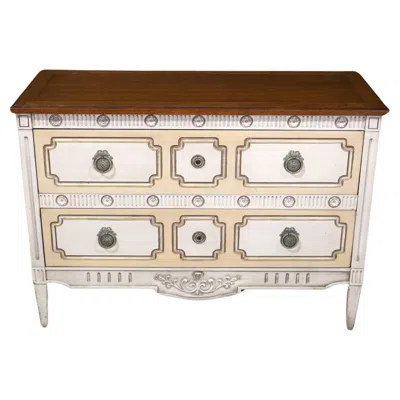 Pre-owned Drexel Louis Xvi Style Commode By  In Brown