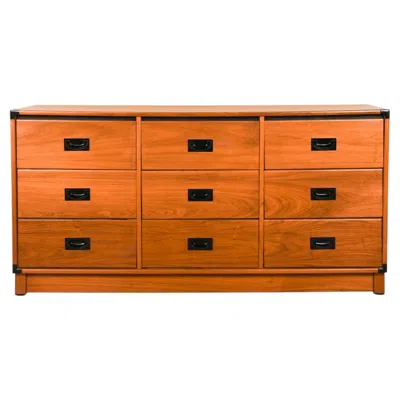Pre-owned Drexel Mid Century  New Generation Nine Drawer Dresser In Brown