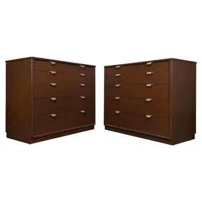 Pre-owned Drexel Mid Century Precedent Chests/dressers By Edward Wormley For , C1940s In Brown