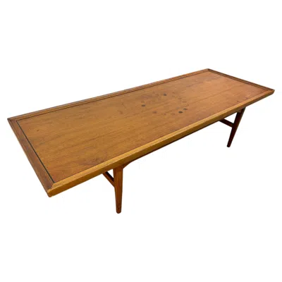 Pre-owned Drexel Mid-century 'declaration' Cocktail Table By Kipp Stewart For  In Brown