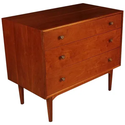 Pre-owned Drexel Midcentury Kipp Stewart For  Dresser Bachelor Chest In Brown