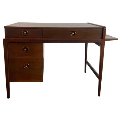 Pre-owned Drexel Mid-century Modern Extension Desk By John Van Koert For  Counterpoint In Brown