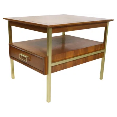Pre-owned Drexel Suncoast Side, End Table Designed By Kipp Stewart In Brown