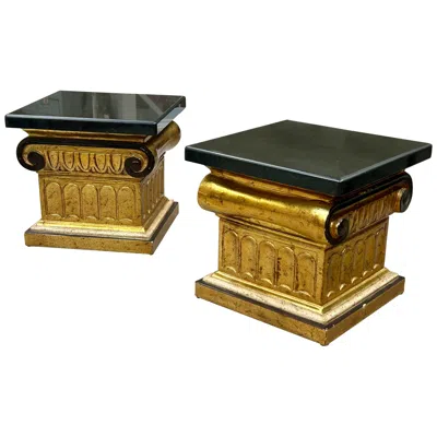 Pre-owned Drexel Trompe-l'oeil Occasional Tables John Dickinson 'et Cetera' For  In Brown