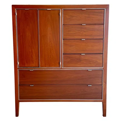 Pre-owned Drexel Viewpoint 70 Gentlemen's Chest \ Dresser In Brown