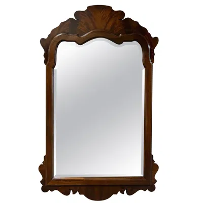 Pre-owned Drexel Vintage  Heritage Chippendale Style Mirror In Brown