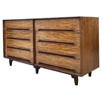Pre-owned Drexel Vintage  Perspective Mahogany Dresser In Brown