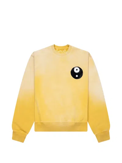 D-r-g-n Boxy Graphic-print Crewneck Sweatshirt In Brown