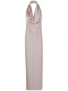 Drhope Node Long Dress In Beige