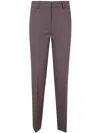 Drhope Straight Trousers In Gray