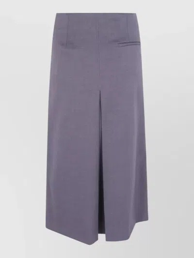 Drhope Asymmetric Midi Skirt In Purple