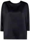 Drhope Button-fastening Satin Shirt In Black