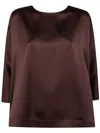 Drhope Back Bottons Blouse In Brown