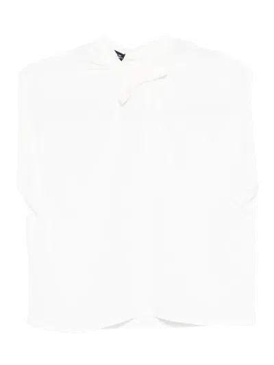 Drhope Bow Shirt In White